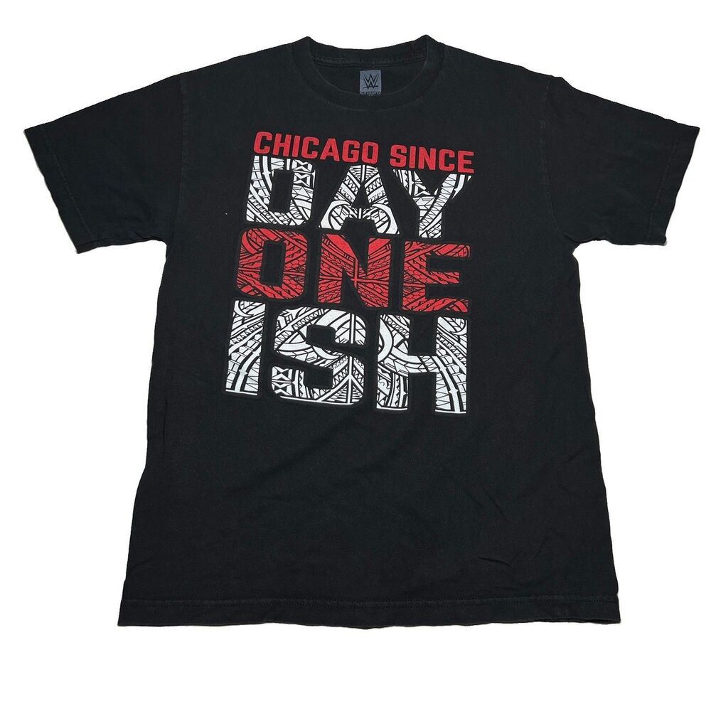 WWE The Usos Down Since Day One Ish T-Shirt Mens Medium M Black Wrestling Tee M